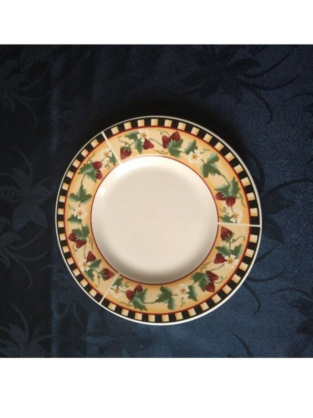 PLATE Majesticware Stoneware Sakura Small Summer Strawberry 1999 Beck Dishes